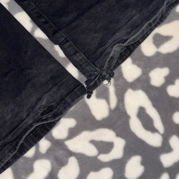 Pilcro the icon flare jean flawed** black sz 29 - Picture 8 of 8